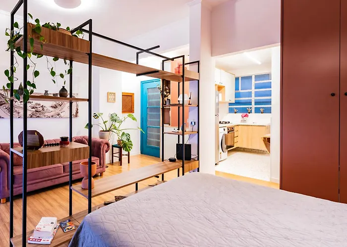 Lindo Studio Em Edificio Iconico De Santos!